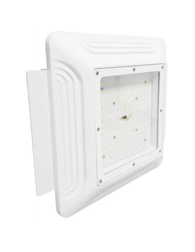 Luminaria LED 80W 10.400Lm  IP65 Gasolineras Empotrada PRO 40.000H [WR-CP080-E-CW]