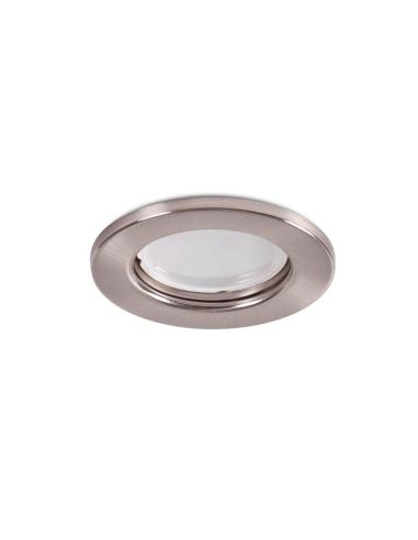 Aro Foco Downlight Circular "Sara" Acero 81mm - Satinado