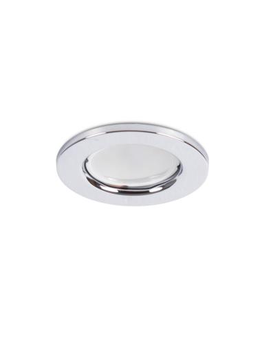 Aro Foco Downlight Circular "Sara" Acero 81mm - Cromado