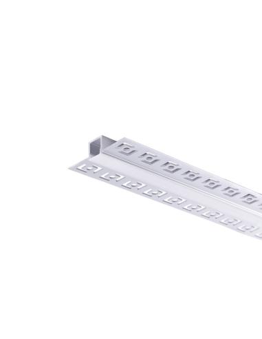 Perfíl Aluminio Empotrar Escayola/Pladur Tira Led 9mm  - 1M