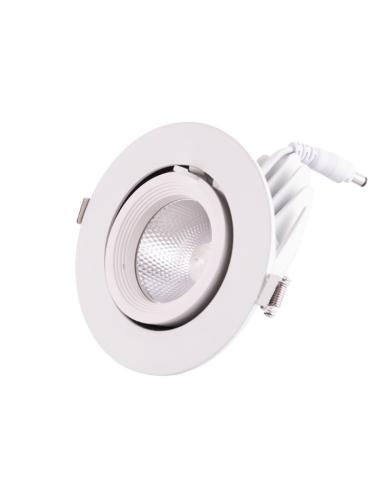 Foco Downlight LED 15W 1500Lm 4000ºK Circular Orientable 40.000H [HO-COB-C-OR-15W-W]