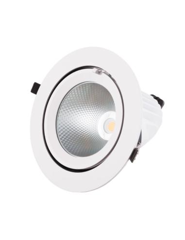 Foco Downlight LED 40W 4000Lm 4000ºK Circular Orientable 40.000H [HO-COB-C-OR-40W-W]