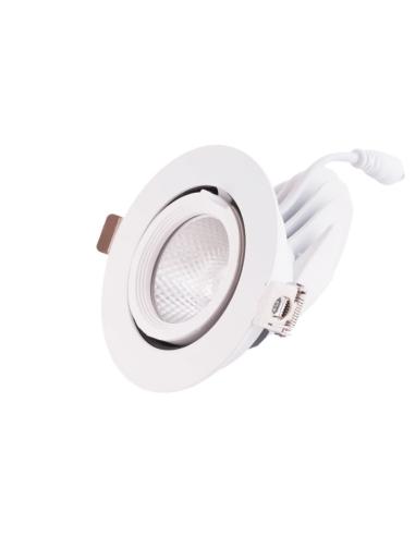 Foco Downlight LED 7W 700Lm 4000ºK Circular Orientable 40.000H [HO-COB-C-C-OR-7W-W]