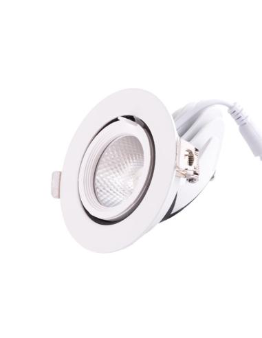 Foco Downlight LED 9W 900Lm 4000ºK Circular Orientable 40.000H [HO-COB-C-OR-9W-W]