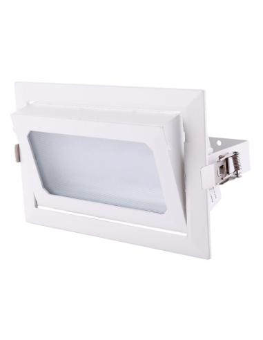 Foco Downlight LED 30W 3600Lm 4000ºK Rectangular Orientable 40.000H [HO-COB-R-OR-30W-W]