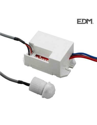 Detector Empotrable Movimiento con Ajuste Tiempo y Luz [E3-03227]