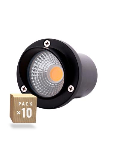 Pack 10 Focos LED Empotrable 7W 3000ºK 550Lm IP65 85-265VAC Morgan  [SL-MDDC02A-WW-PK10]