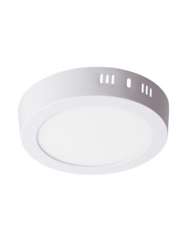 Plafón Circular LED 12W 1,207Lm Driver Lifud Flicker Free IP20 30,000H [WR-MYSR-12-CW]