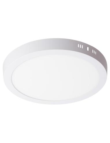 Plafón Circular LED 24W 2,415Lm Driver Lifud Flicker Free IP20 30,000H [WR-MYSR-24-CW]