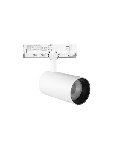 Foco Carril LED Monofásico Potencia_Temperatura Color Regulables 20_25_30W 6000_4000_ Blanco [ATL080030-M]