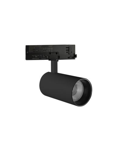 Foco Carril LED Monofásico Potencia_Temperatura Color Regulables 20_25_30W 6000_4000_ Negro [ATL080030-M-B]