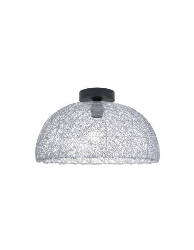 PLAFON MARAÑA PLATA 1 X 60W E-27