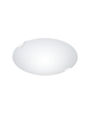 PLAFON CEILIN REDONDO BLANCO 2 X 60W E-27 -  30CM